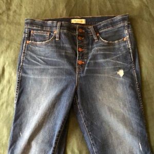 Madewell High-Rise Skinny Jeans: Drop Hem
